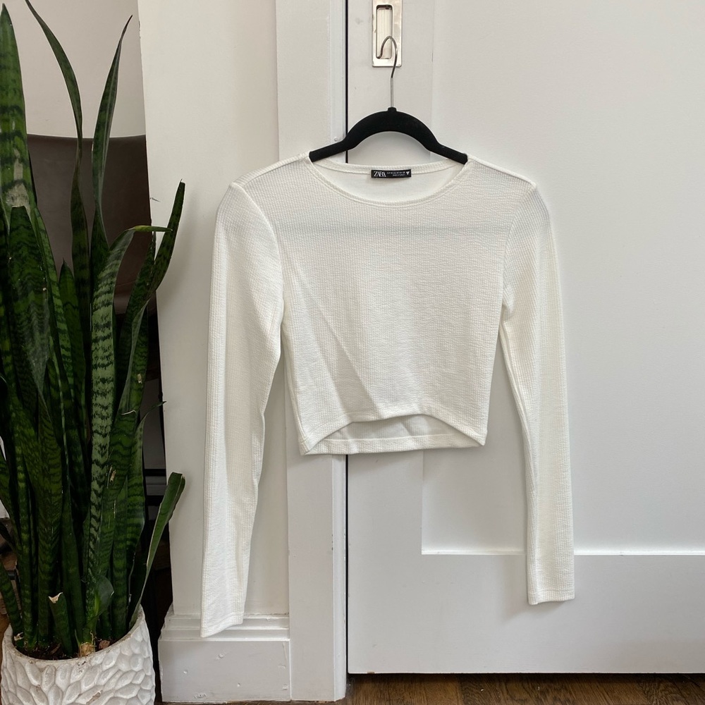 Zara Long-Sleeve Crop